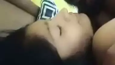 Big guy enjoys romantic sex with his cute GF