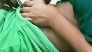 TikTok besties kissing and boobs showing romance