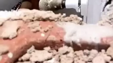 Curious Desi boy sneakily films neighbor's outdoor XXX sex with wife