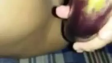 There are no sex toys and the Desi man offers the wife to use veggies