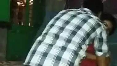 Mom smiles on camera while man tries to undress her to have wild sex