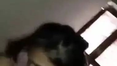 XXX partner turns Desi woman on for a blowjob in close-up MMS video