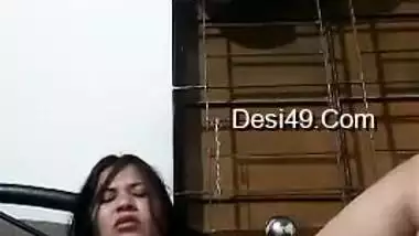 Today Exclusive- Horny Desi Boudi Record Nude Selfie And Fingering Part 1