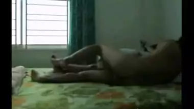 Pornvideos of a sexy college girl having fun with lover in his apartment