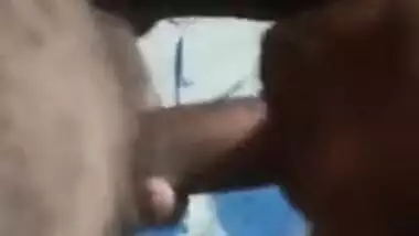 Mature Desi XXX couple takes their home sex video in the garage MMS