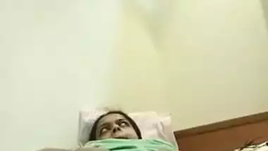 Desi girl has XXX sex with the cucumber in a video that becomes MMS