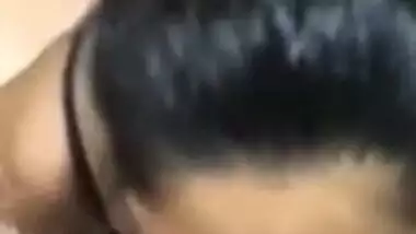 A Desi Wife Give a Awesome Blowjob on Husband's Co-worker Friend in Hotel