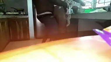 Horny man comes to Indian wife and satisfies XXX needs in the kitchen