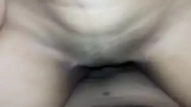 Nude Desi girl with round XXX tits has chudai with BF in cowgirl pose