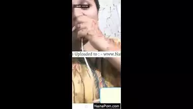 Horny desi girl showing her boobs and pussy on video call 2
