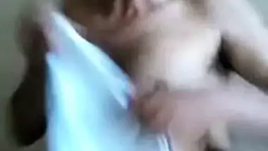 Webcam sex video of fatty Desi mom with juicy twins and her lover