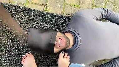 Empress Jade Uses Her Human Doormat on Vacation to Lick Clean Her Dirty Feet (Preview)