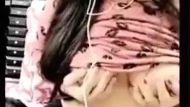 Boy insists that Indian chick has to pull T-shirt up and show XXX boobs