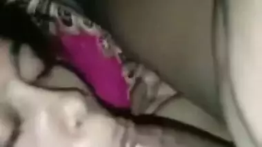 Horny wife blowjob and fucking by husband in night