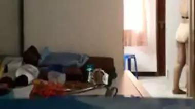 Tamil mom dress change spy video