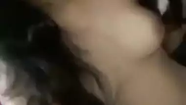 Chick lives in India and performs XXX show of her breasts worldwide