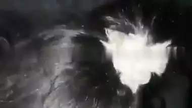 Village lady shows her naked boobs and butt for cash