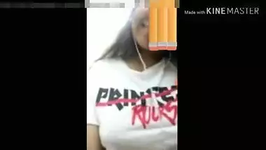 Desire is stronger than XXX ethic so Indian babe airs her sex tits