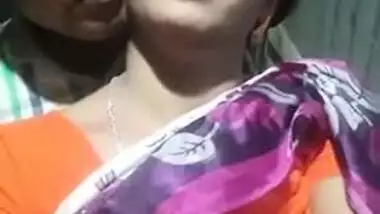 Horny Desi boy makes out with GF while touching her juicy XXX boobs