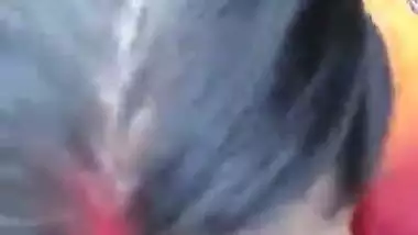 Bindi lady sucking lund – Outdoor blowjob sex