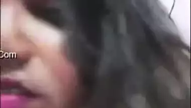 Sex video of Desi mom with flabby boobies who fingers her own cunt