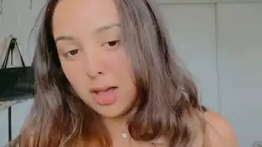 Viral Instagram influencer boobs show and pressing