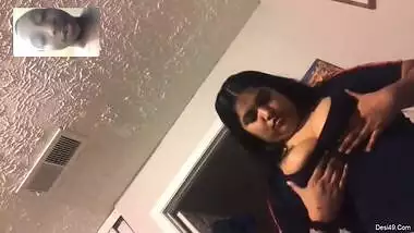 Today Exclusive- Horny Nri Girl Showing Her Big Boobs On Video Call