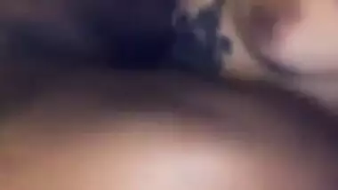 Cutie's nipples are so delicious that the Desi boy can't stop licking them