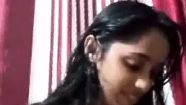 Firm boobs mallu GF removing bra and topless video call