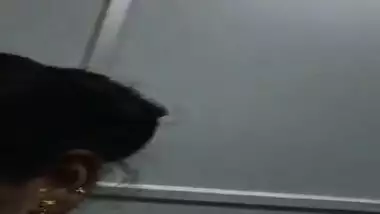 Guy asks Indian woman to show her XXX boobies and she pulls clothes up