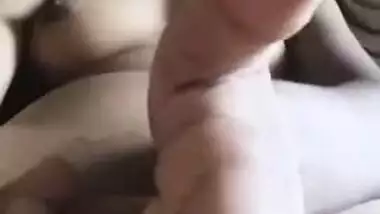 Winsome Desi teen records solo XXX masturbation from close angle