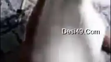 Desi girl can't hide from client who jerks off to her taking shower