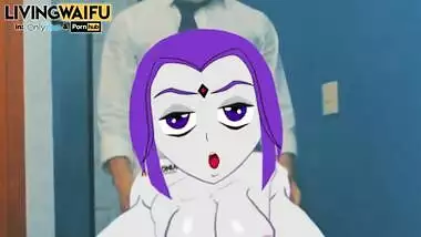 21 YEARS Hentai version of RAVEN #3 doggystyle Anime REAL Waifu Japanese Animation Big Ass cosplay