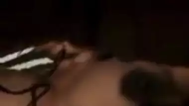 Indian female reveals natural XXX boobs and slowly masturbates