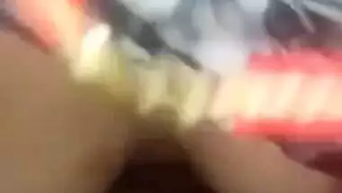 Desi village chick with big XXX melons spreads legs for hubby's dick