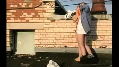 NRI aunty outdoor sex with hubby in terrace recorded