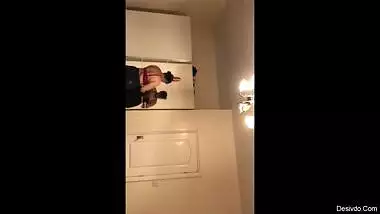 Paki wife with hubby and one solo video