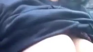 Such cool boobies of Desi girl with dark nipples must be shown off