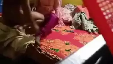 Jija Fucking her Sali But Suddenly Her Wife Came from Next Door (Almost Caught)