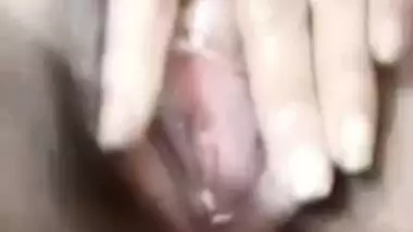 Horny cute Indian girl naked fingering video call