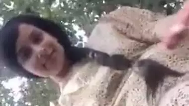 So Beautiful Innocent Looking Sri Lankan GF Secretly Showing Her Amazingly Cute Pussy and Butt to Her BF in Outdoor