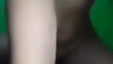 Desi performs XXX cock-riding in bed bouncing small breasts on camera