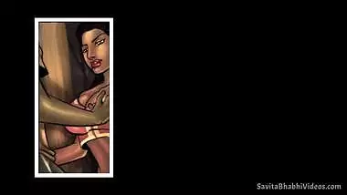 Bhabhi fools around with Desi boy who touches boobies in XXX porn comic