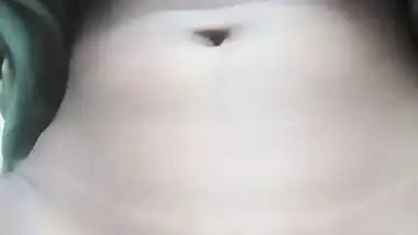 Hot Look Indian Girl Record Fingering Selfie Video For Lover