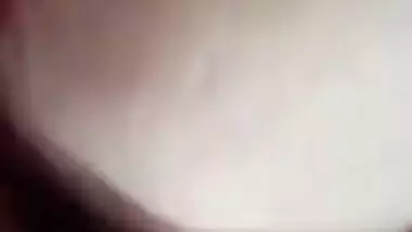 Plump amateur Desi wife in a red sari performs hot XXX striptease