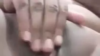 Awesome Desi chick plays with her sexy XXX breasts for the camera