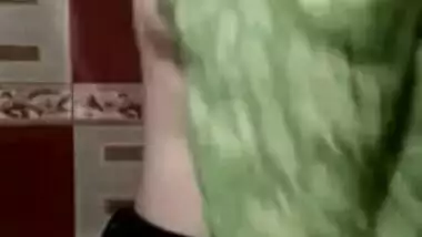 Comely Desi babe always happy to show and touch her medium XXX tits