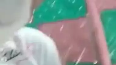 Desi wife poses naked and teases snatch with her fingers in XXX video