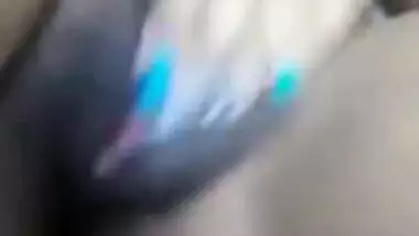 Today Exclusive- Cute Look Desi Girl Play With Her Pussy Part 2