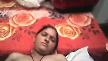 Sexy wife hard fucked by her lover while she was alone at home